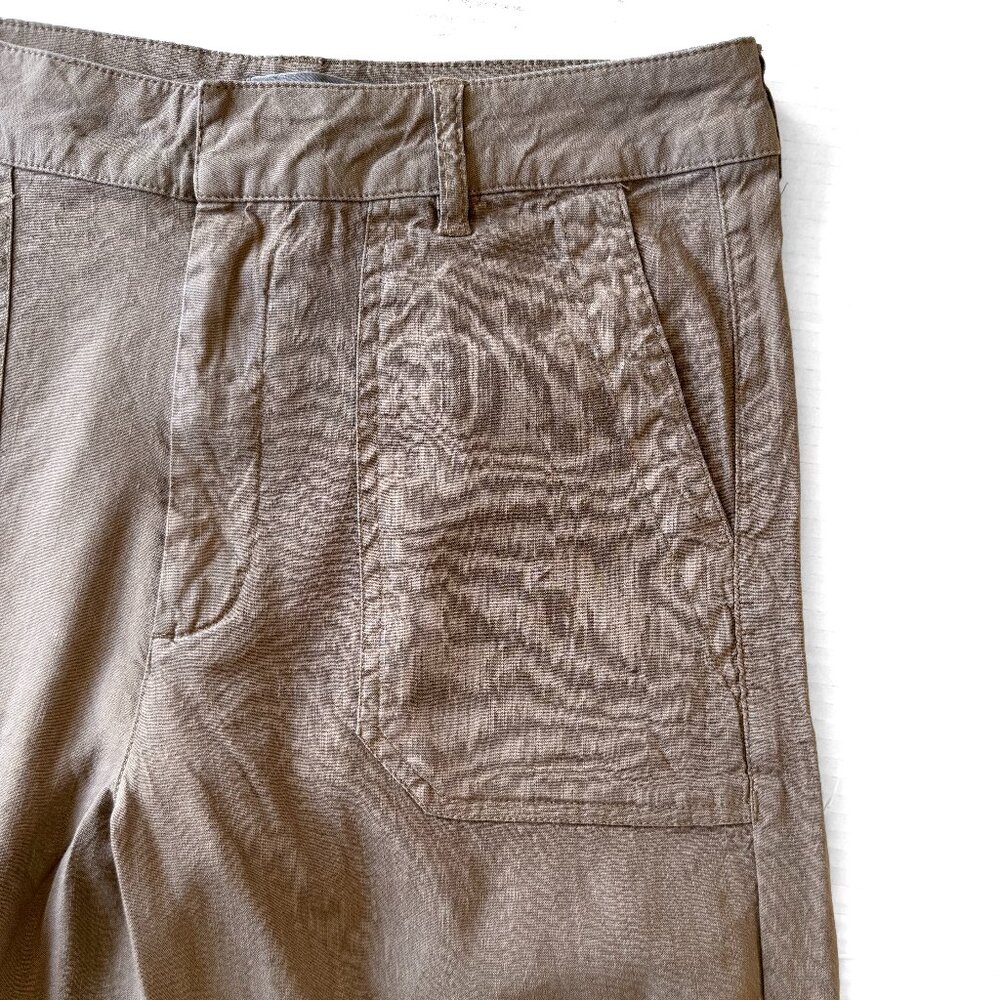 Kut from the Kloth Topaz Linen Wide Leg Pants - Picture 6 of 9